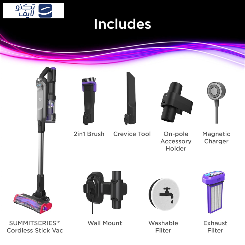 جارو شارژی عصایی بلک اند دکر مدل BHFEA640WG