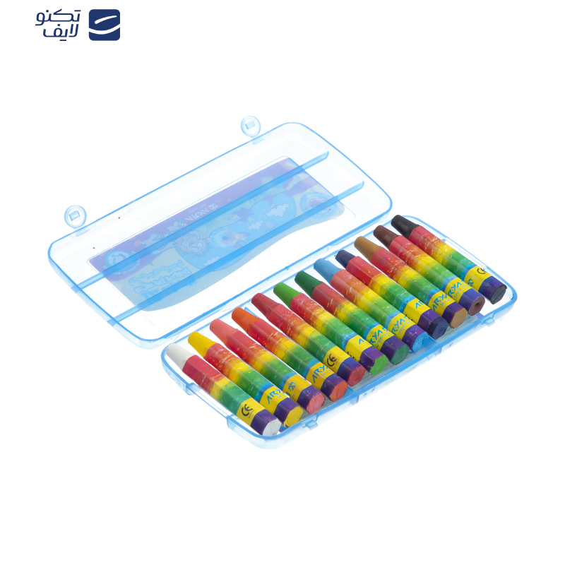 پاستل روغنی 12 رنگ آریا کد 2010