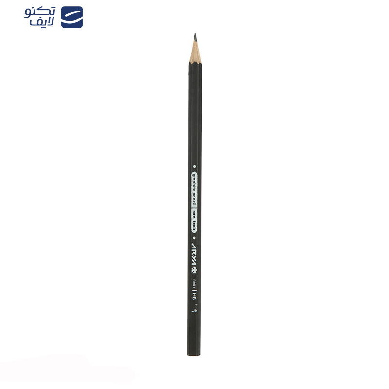 مداد مشکی آریا مدل 3001 بسته 24 عددی