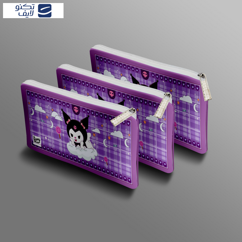 جامدادی مستر راد مدل کرومی طرح فانتزی کد fiory 2610