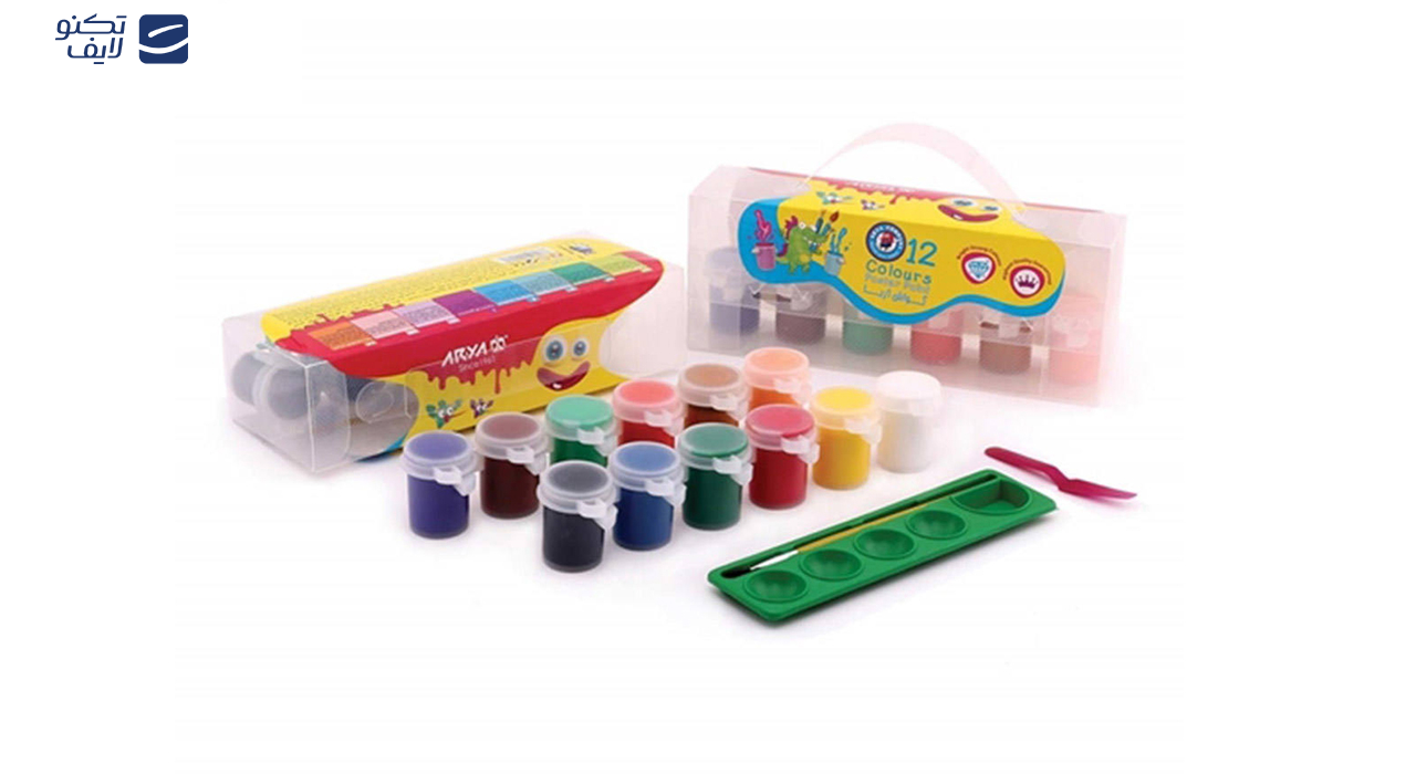گواش 12 رنگ آریا کد 4016