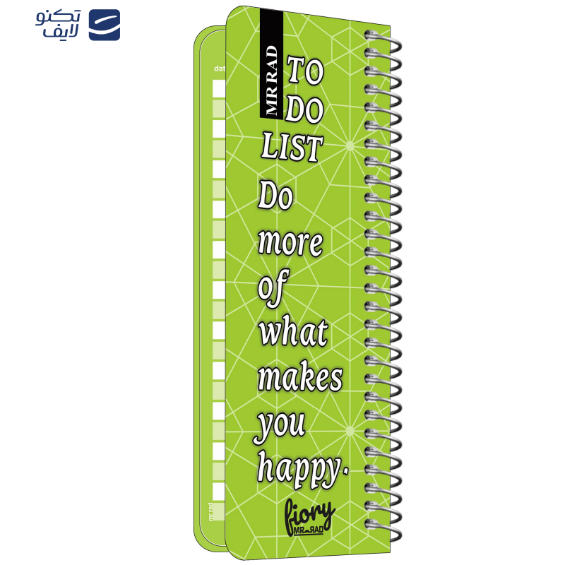 دفترچه یادداشت 75 برگ مستر راد مدل to do list کد iPhone