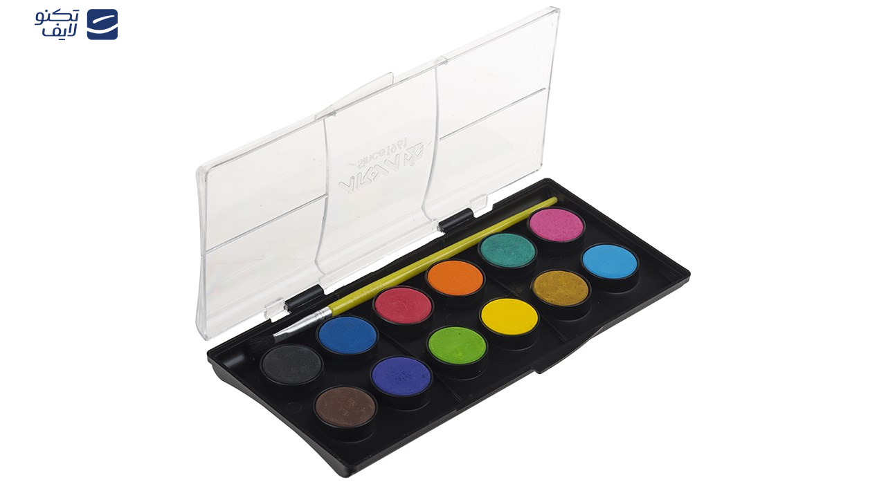 آبرنگ 12 رنگ آریا کد 3-5008