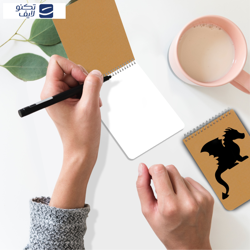 دفترچه یادداشت 100 برگ مستر راد طرح اژدها کد fantasy 1702