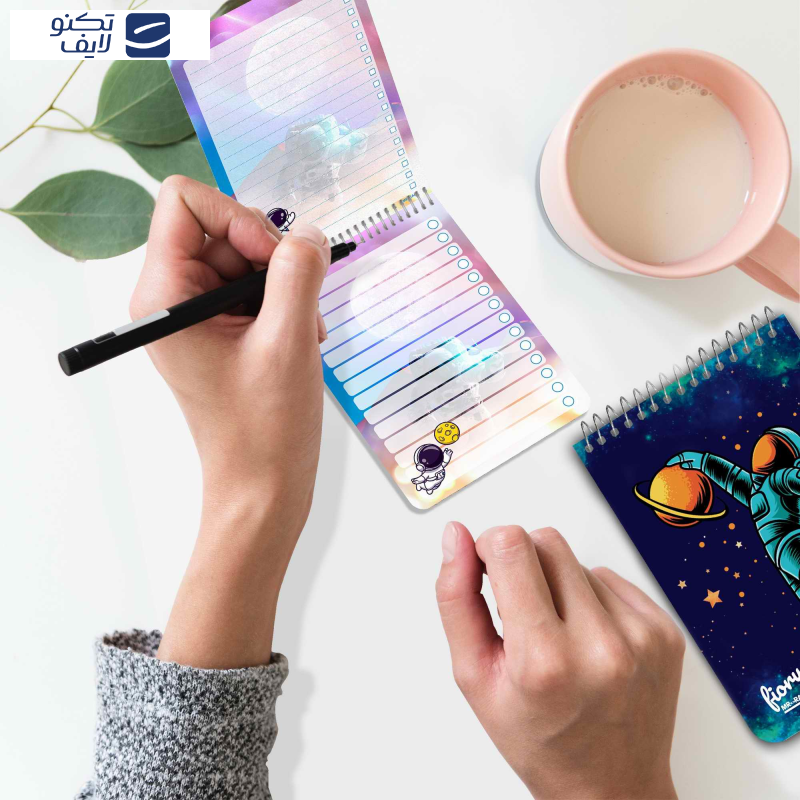 دفترچه یادداشت مستر راد طرح فضانورد کد fiory 1788