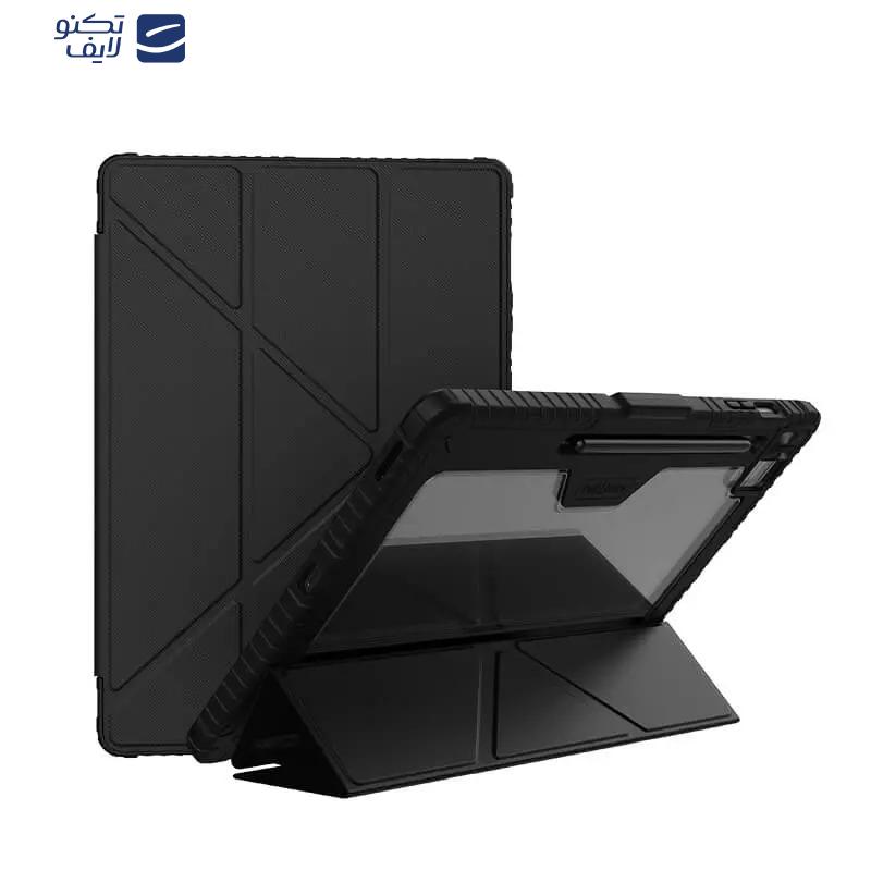 کیف کلاسوری نیلکین مدل Bumper Pro Multi-angle folding style مناسب برای تبلت سامسونگ Galaxy Tab S10 FE Plus