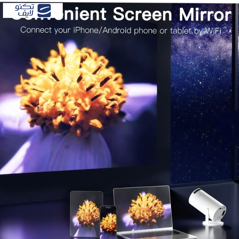 مینی ویدئو پروژکتور مدل Game Projector Ultra HD 