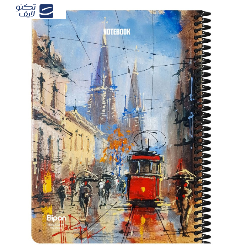 دفتر مشق 100 برگ الیپون کد 2451563