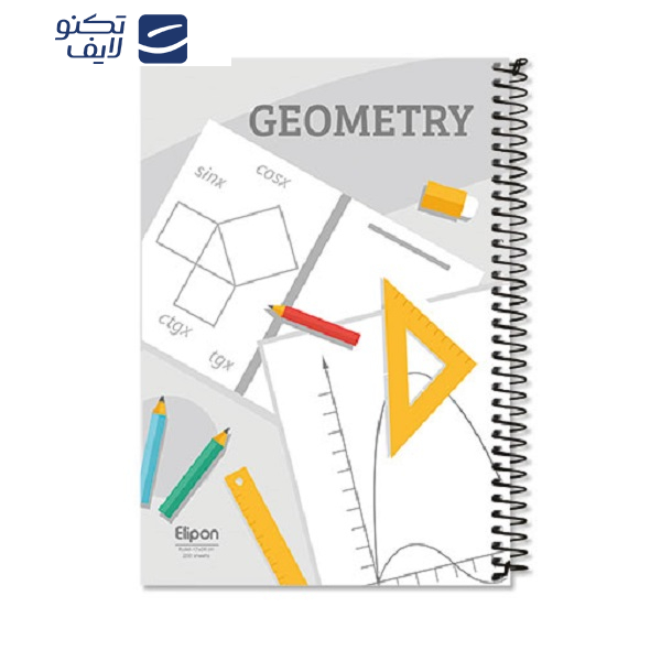 دفتر مشق 200 برگ الیپون کد 2481616