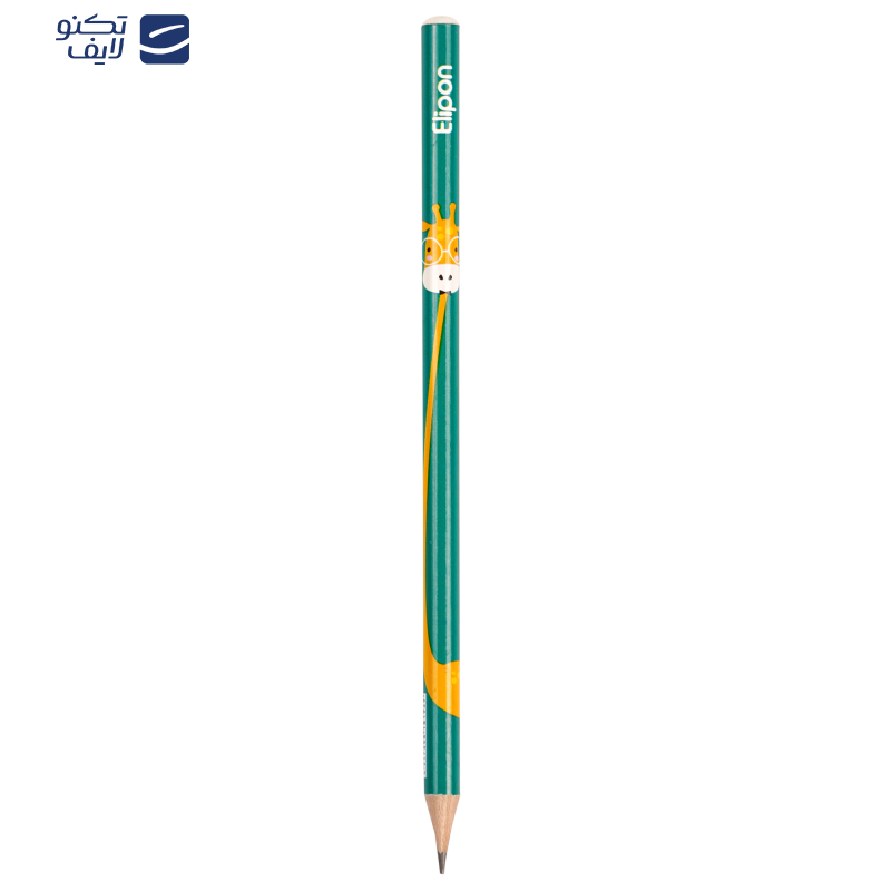  مداد مشکی الیپون مدل فانتزی گرد ماگ کد 8101213 بسته 72 عددی 