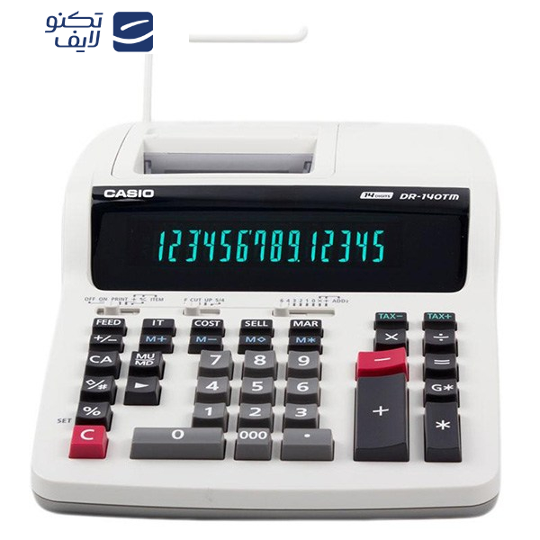 ماشین حساب کاسیو مدل DR-140TM