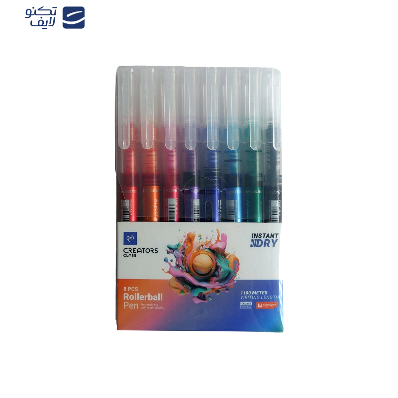 روان نویس کریتورز کلاس مدل Monet رنگی مجموعه 8 عددی