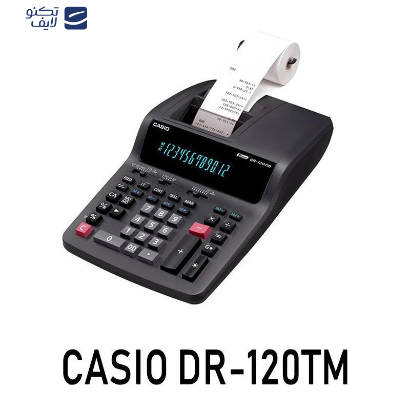 ماشین حساب کاسیو مدل DR-120 TM