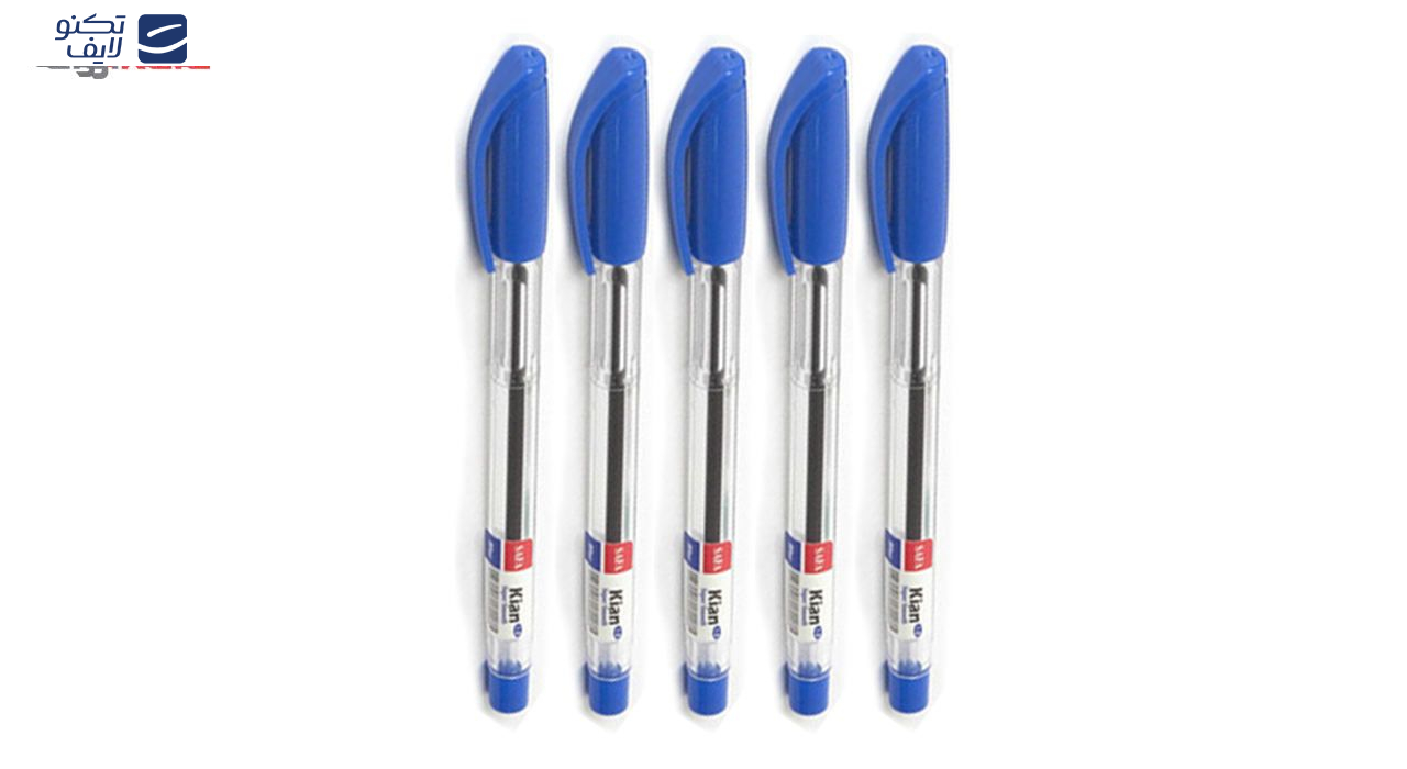خودکار کیان قطر نوشتاری 1 میلی متر بسته 5 عددی            