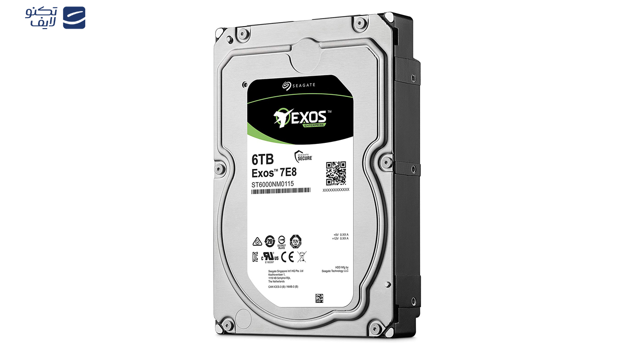 هارددیسک اینترنال سیگیت مدل Exos ST6000NM0115 ظرفیت 6 ترابایت