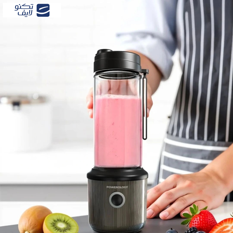 شیکر شارژی پاورولوجی مدل PSM013BK گنجایش 0.45 لیتر