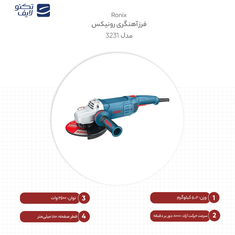 فرز آهنگری رونیکس مدل 3231