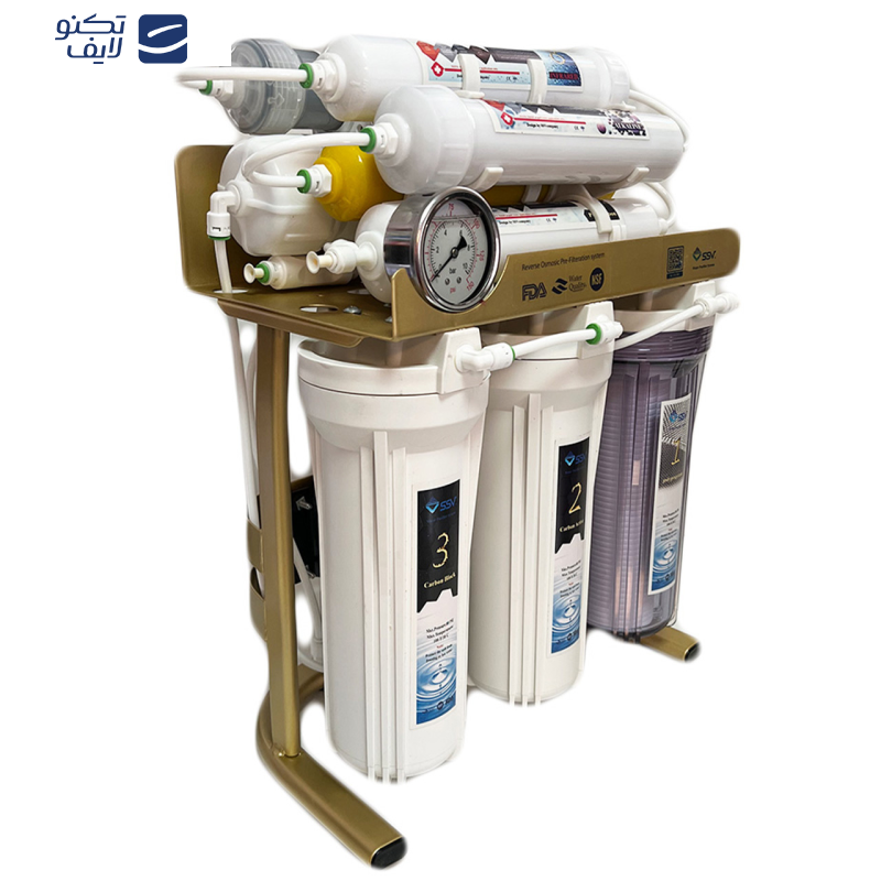 دستگاه تصفیه کننده آب اس اس وی مدل MaxGold N 2W X1055 +3F به همراه شیر دوکاره و فیلتر
