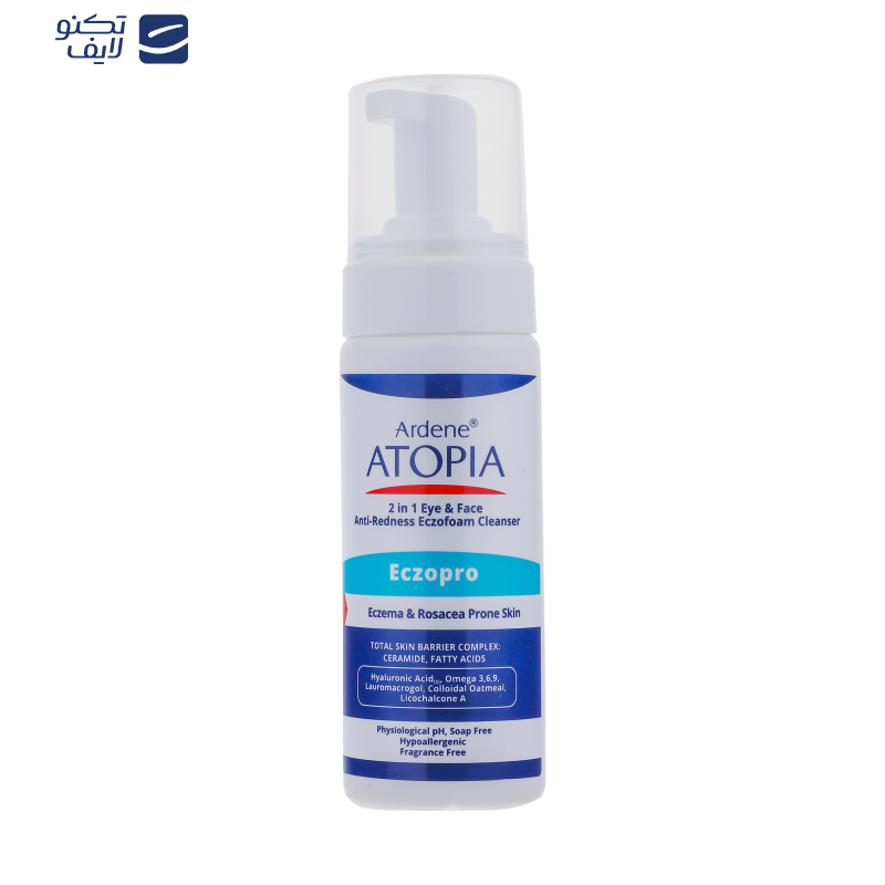 فوم شست‌وشوی صورت آردن آتوپیا مدل ECZOPRO حجم 150 میلی‌لیتر