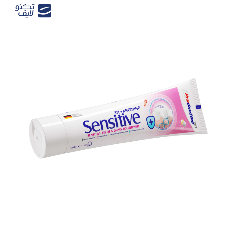 خمیر دندان پرودنتین 361 مدل Sensitive وزن 130 گرم 