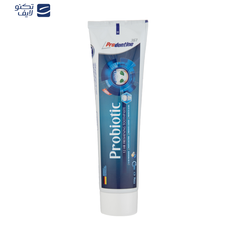 خمیر دندان پرودنتین 361 مدل Probiotic وزن 150 گرم 