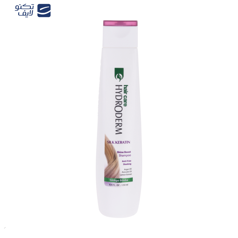 شامپو براق کننده مو هیدرودرم مدل Ginkgo Biloba مناسب موهای فر حجم 250 میلی لیتر
