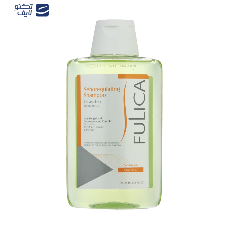 شامپو کاهش دهنده چربی فولیکا مخصوص موهای چرب حجم 200 میلی‌لیتر