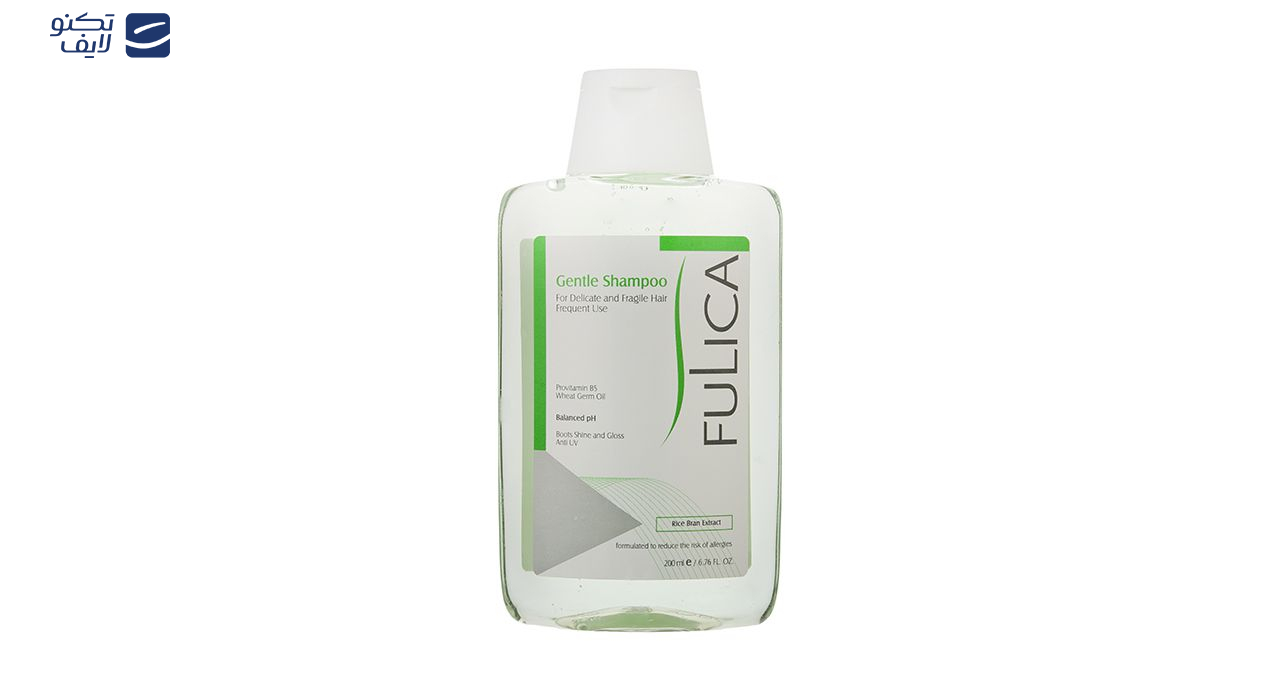 شامپو ملایم فولیکا جهت مصرف روزانه مخصوص موهای حساس و شکننده حجم 200 میلی‌لیتر