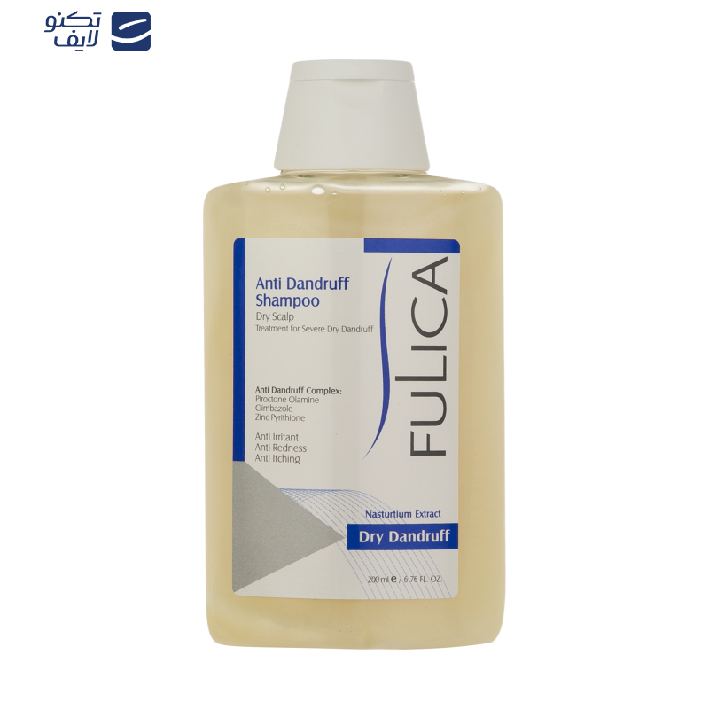 شامپو ضد شوره فولیکا مخصوص موهای خشک حجم 200 میلی‌لیتر