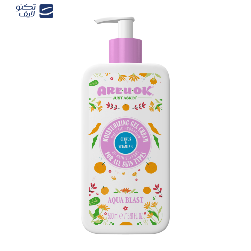 ژل آبرسان آر یو اوکی مدل Citrus And Vitamin C حجم 500 میلی‌لیتر