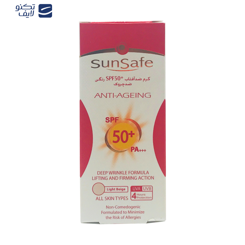 کرم ضد آفتاب سان سیف مدل anti ageing حجم 50 میلی لیتر