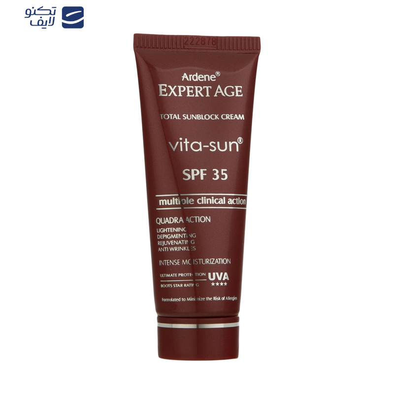 کرم ضدآفتاب آردن اکسپرت ایج مدل Vita-Sun، حجم 45 میلی‌لیتر