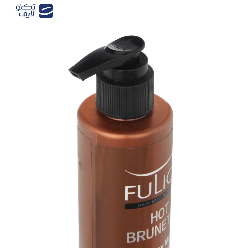 کرم تقویت کننده و ترمیم کننده موی قهوه ای فولیکا مدل Brunette حجم 200 میلی لیتر