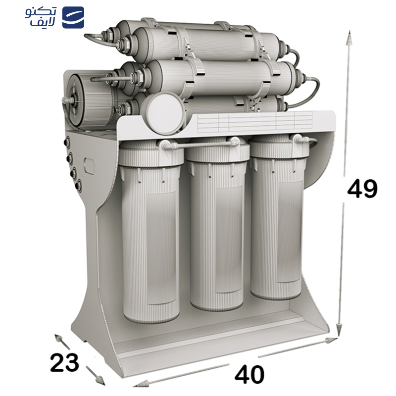 دستگاه تصفیه کننده آب اس اس وی مدل UltraPro X1000 به همراه فیلتر بسته 3 عددی