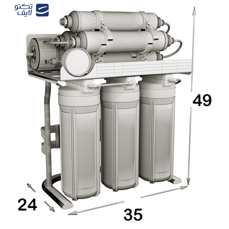 دستگاه تصفیه کننده آب اس اس وی مدل MaxTec X830 به همراه فیلتر بسته 4 عددی