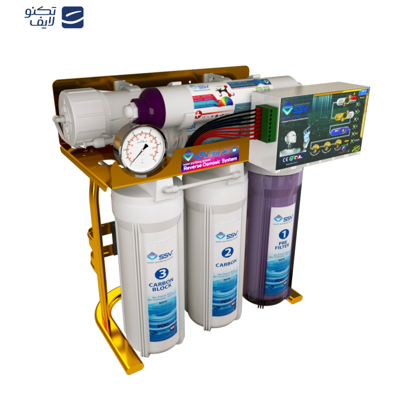 دستگاه تصفیه کننده آب خانگی اس اس وی مدل MaxGold X720