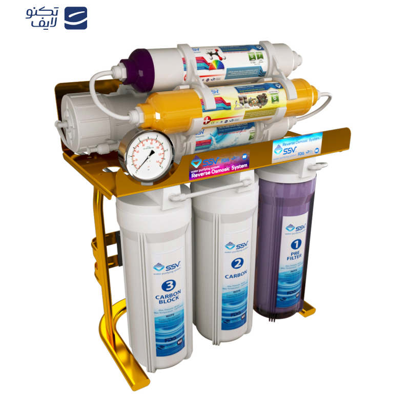 دستگاه تصفیه آب خانگی اس اس وی مدل MaxGold X810