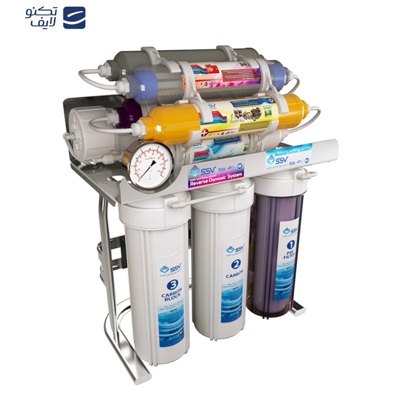 دستگاه تصفیه آب اس اس وی مدل SuperSpring 2W X900 به همراه شیر تصفیه آب