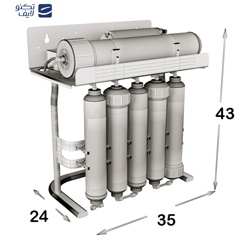 دستگاه تصفیه کننده آب اس اس وی مدل  PureLine X710
