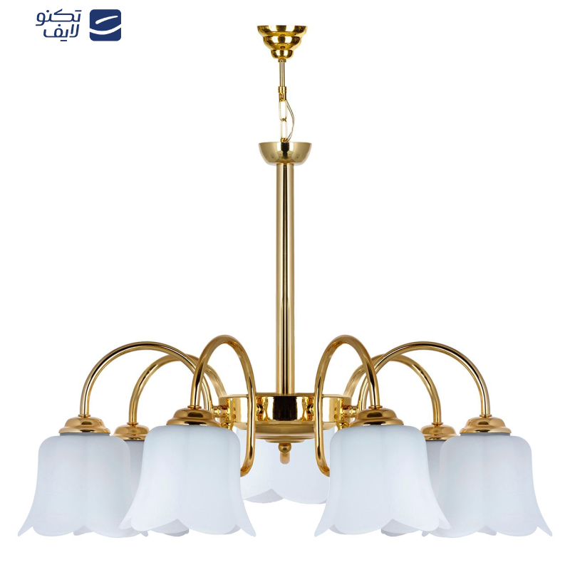 لوستر 7 شعله چشمه نور کد 809.7