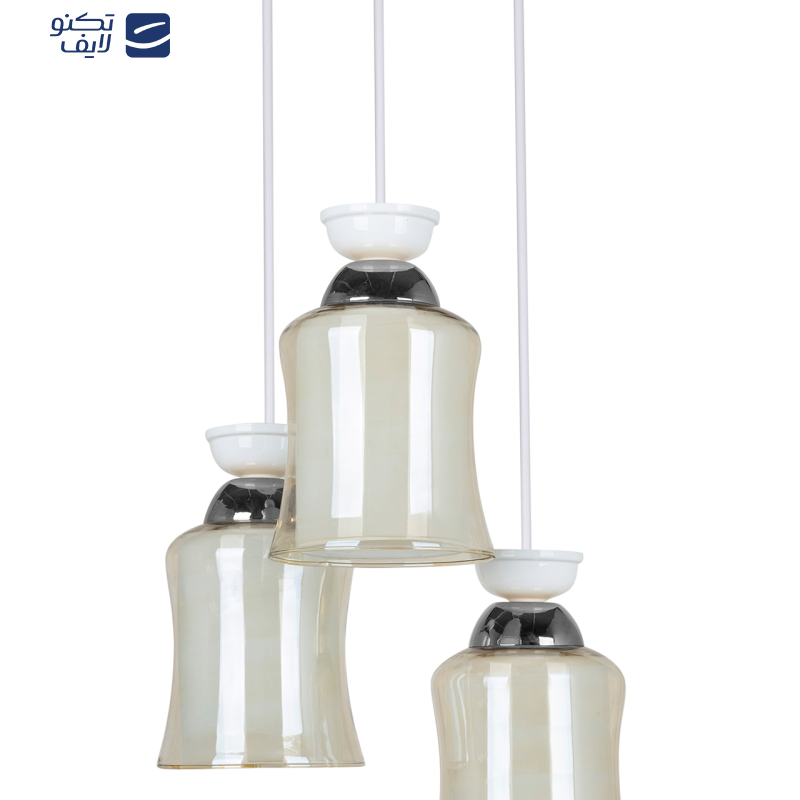 چراغ آویز چشمه نور مدل A1283/3H-WT