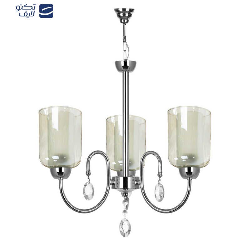 لوستر آویز سه شعله چشمه نور کد AB812/3