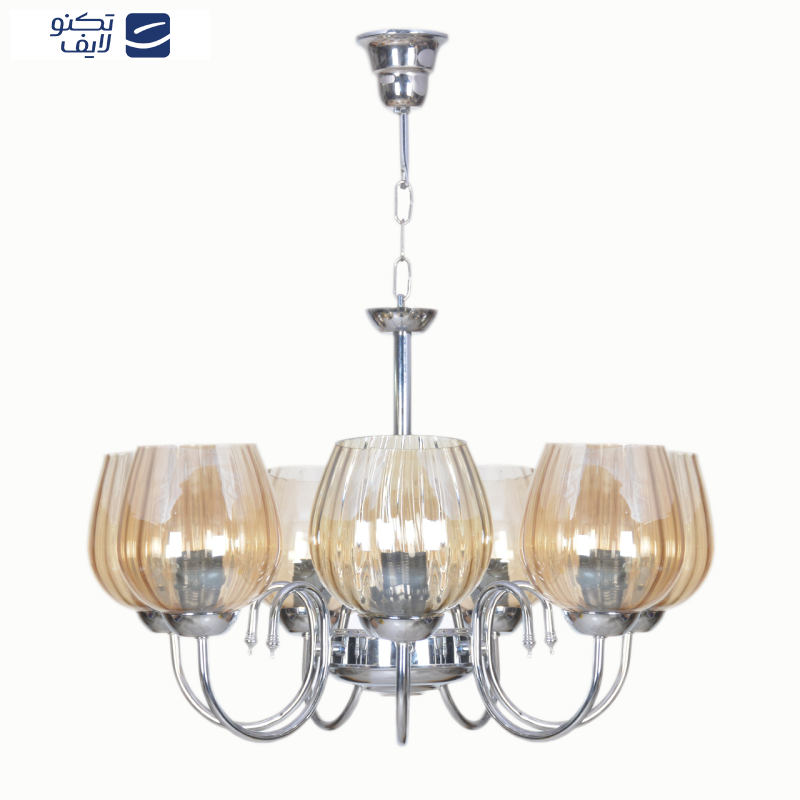   لوستر هفت شعله چشمه نور کد AB817/7
