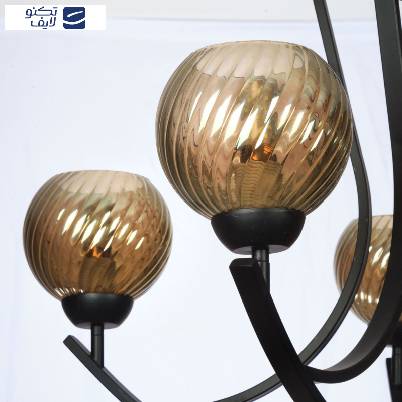 لوستر 5 شعله چشمه نور کد 2618/5BK