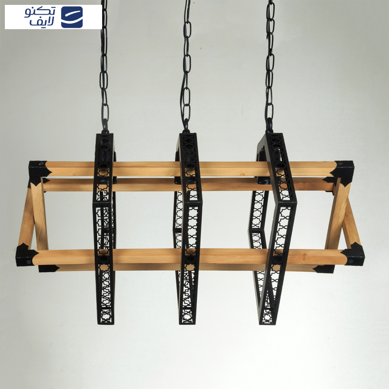 لوستر سه شعله چشمه نور کد 2231/3BK