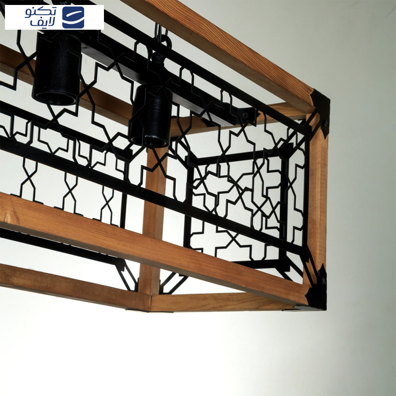 لوستر سه شعله چشمه نور کد 2233/3BK لوستر سه شعله چشمه نور کد 2233/3BK