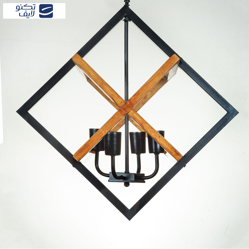 لوستر آویز 4 شعله چشمه نور کد 2238/4