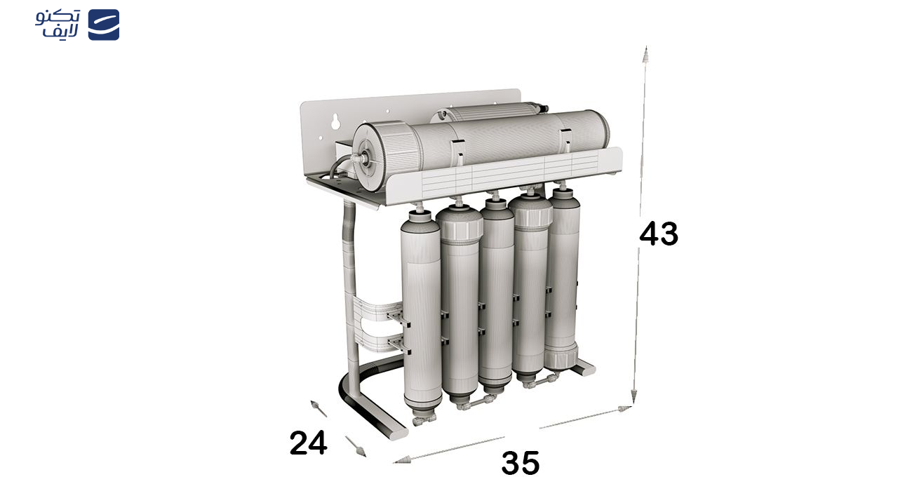دستگاه تصفیه کننده آب اس اس وی مدل PureLine X600