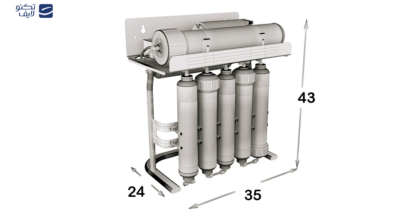دستگاه تصفیه کننده آب اس اس وی مدل PureLine X700