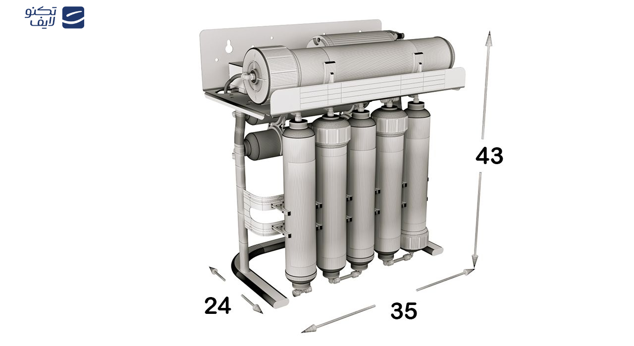 دستگاه تصفیه کننده آب خانگی اس اس وی مدل PureLine X830